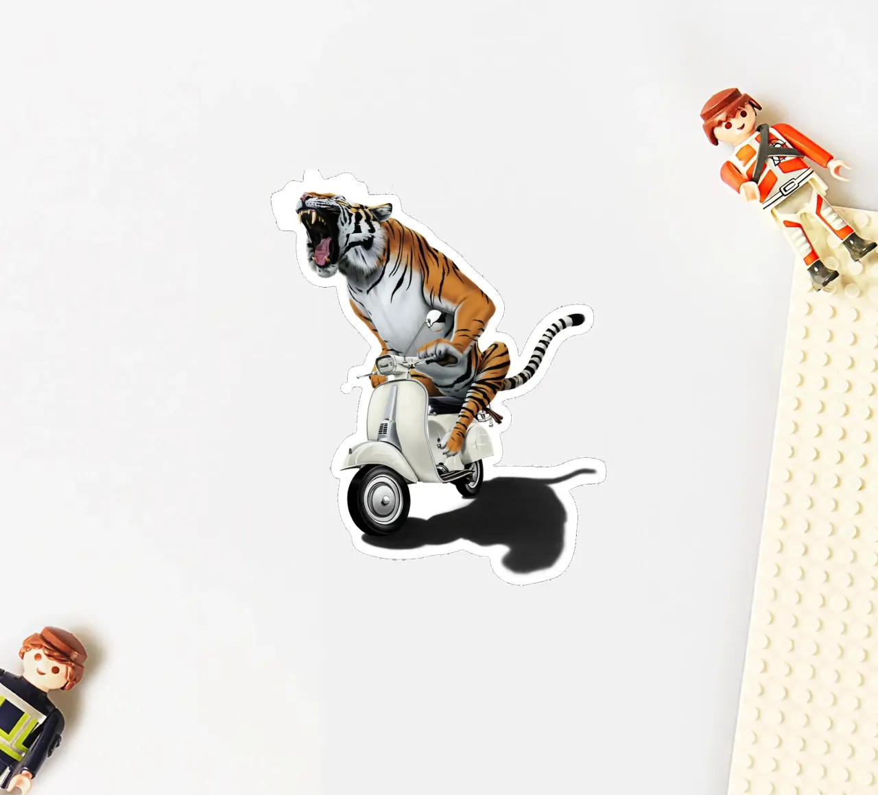 Rooooaaar! (Coloured) adesivo da Rob Art | Illustration