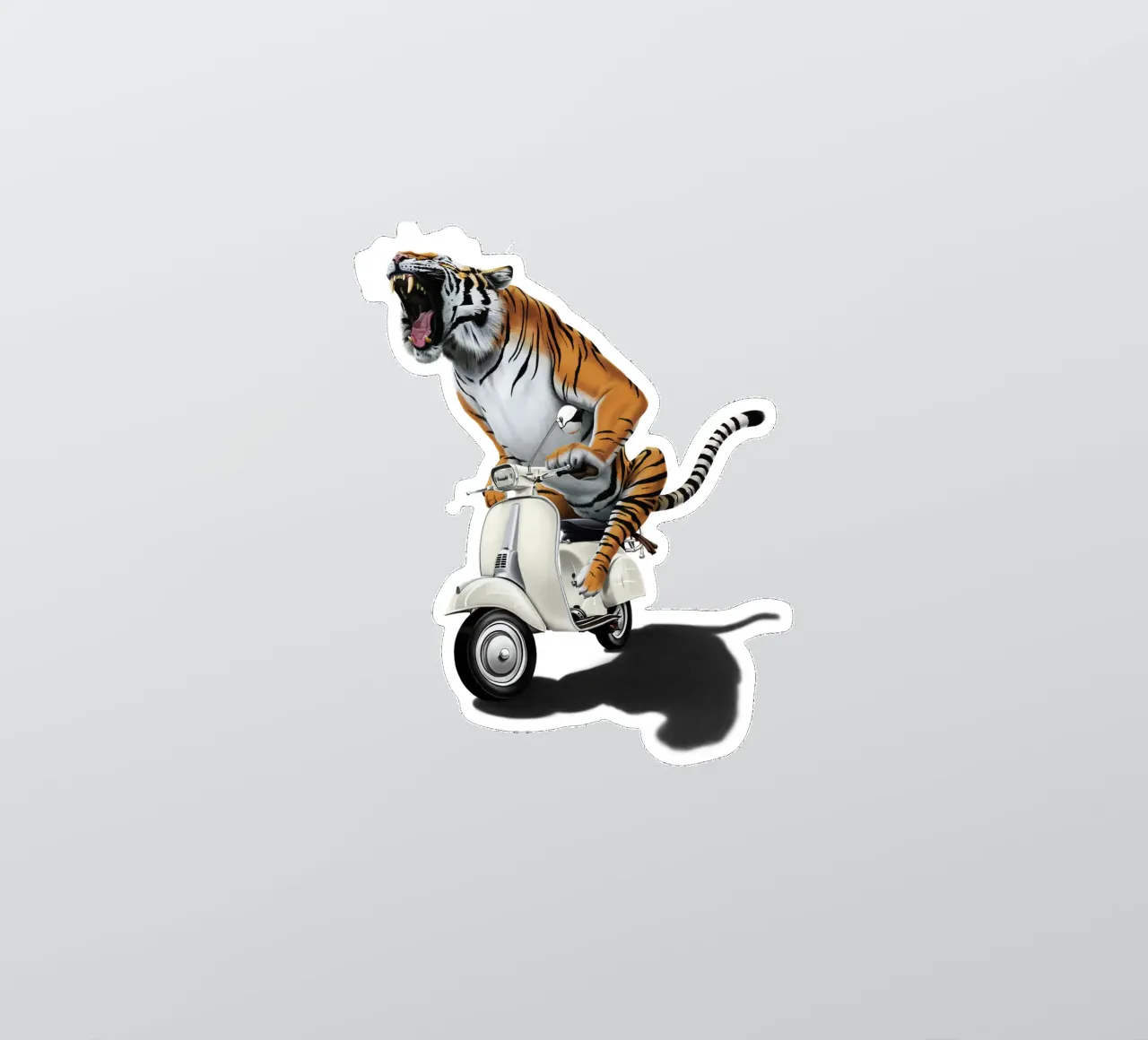 Rooooaaar! (Coloured) adesivo da Rob Art | Illustration