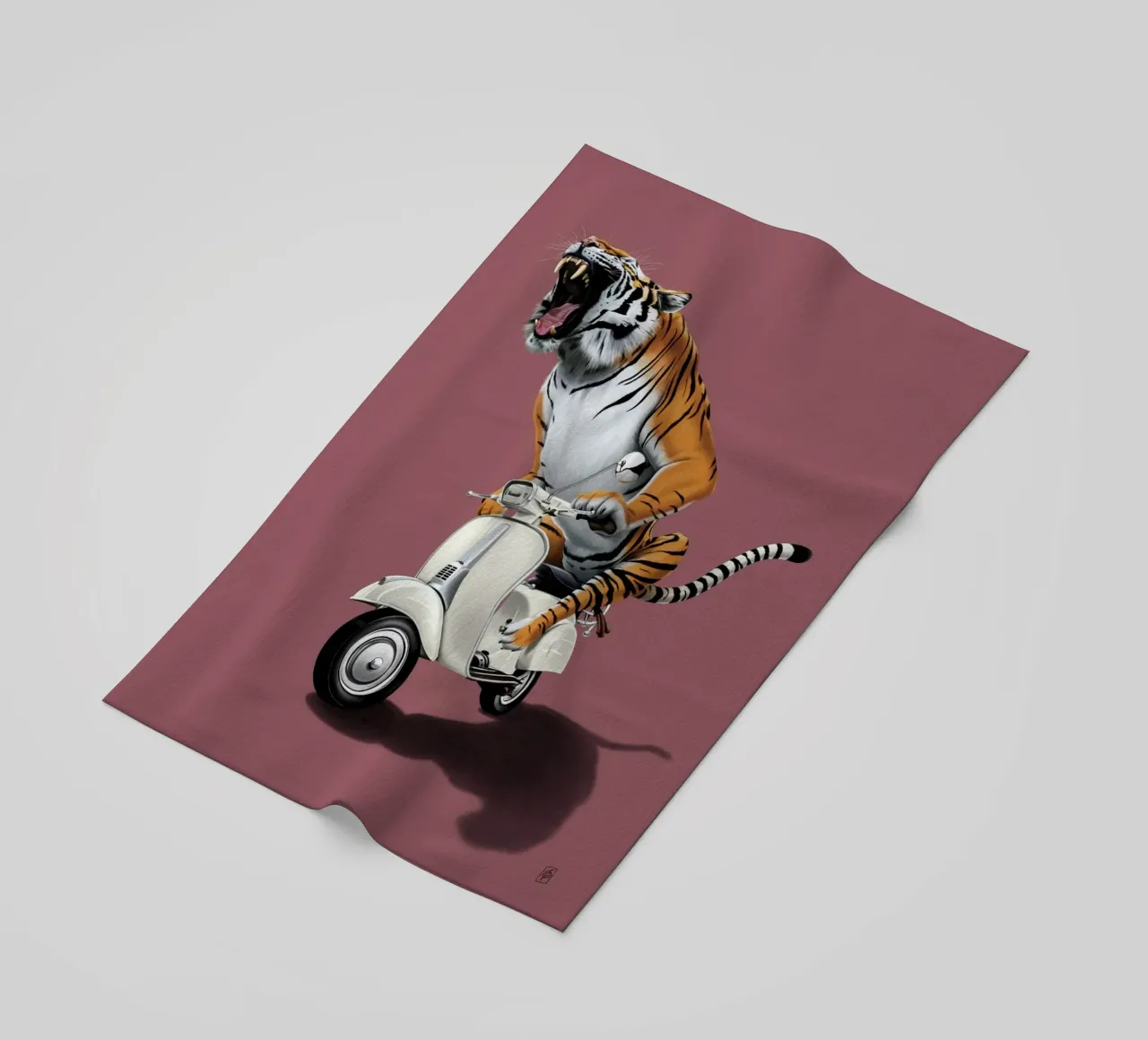 Rooooaaar! (Coloured) telo mare da Rob Art | Illustration