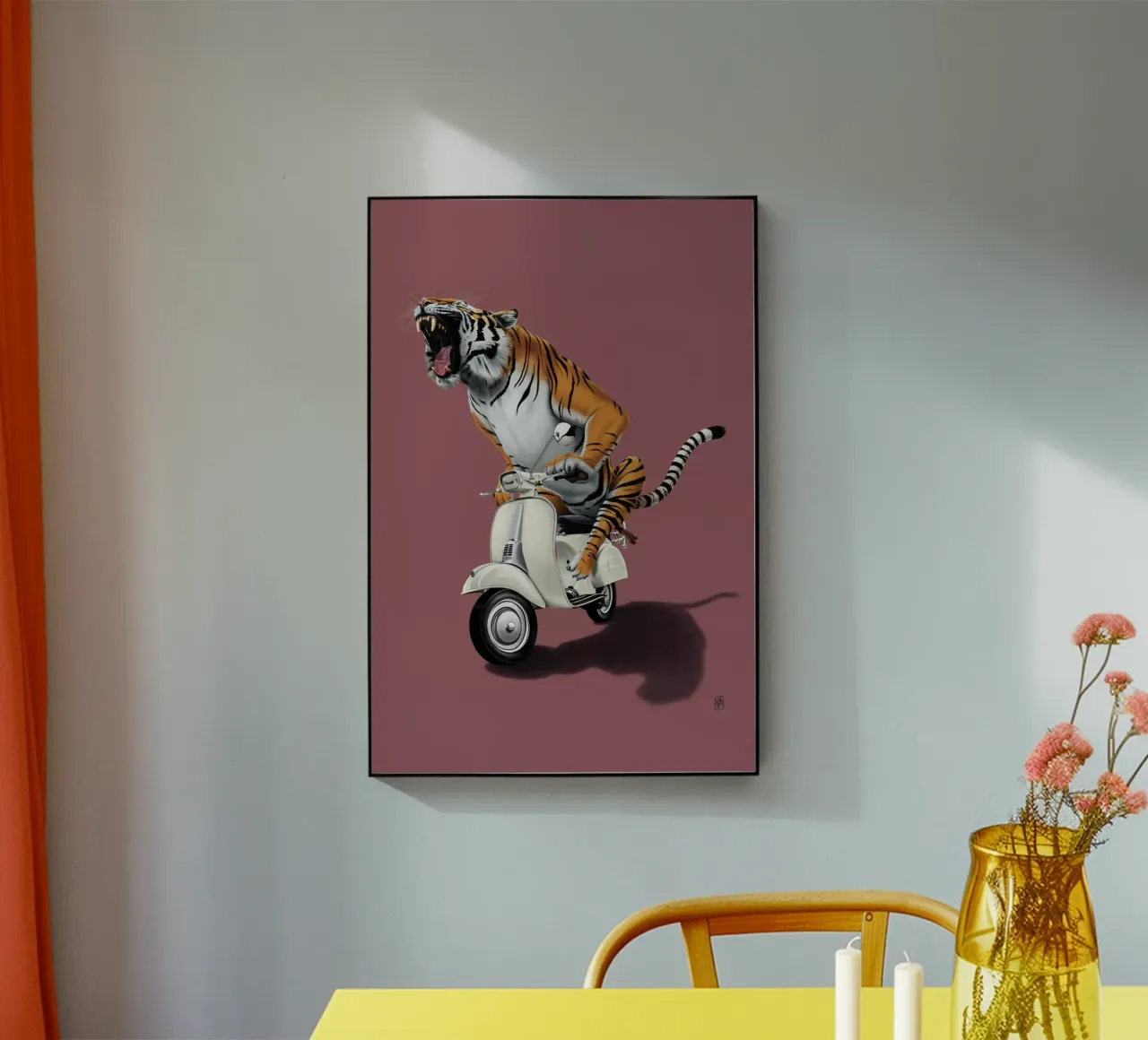 Rooooaaar! (Coloured) plexiglass da Rob Art | Illustration