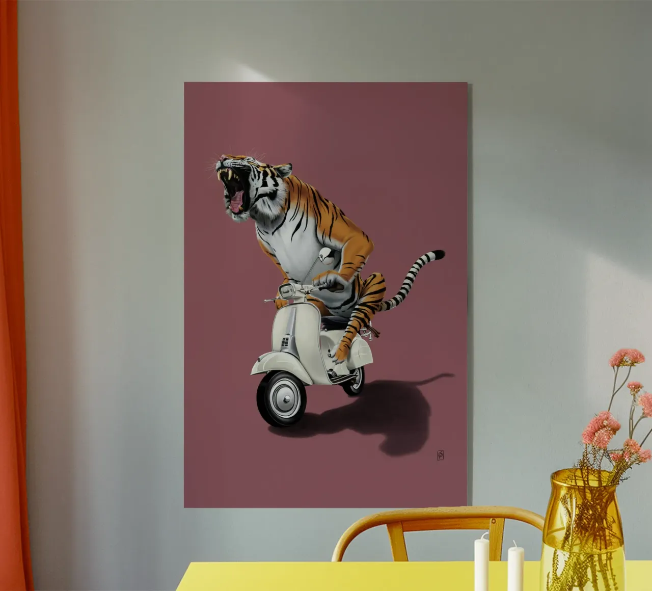 Rooooaaar! (Coloured) plexiglass da Rob Art | Illustration