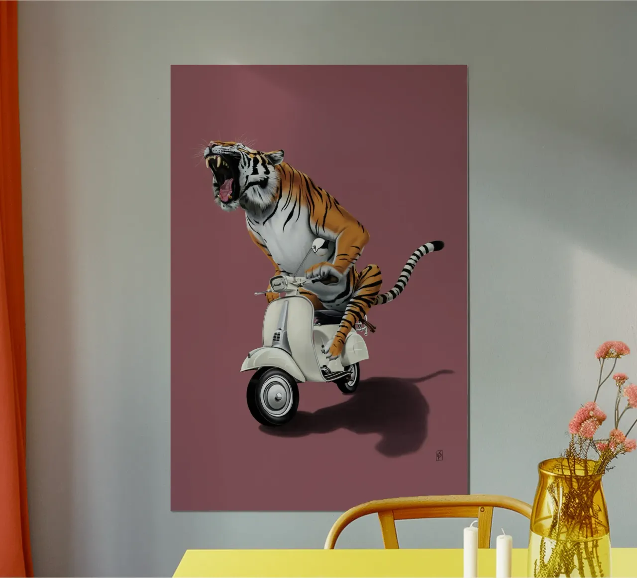 Rooooaaar! (Coloured) carta hahnemühle da Rob Art | Illustration