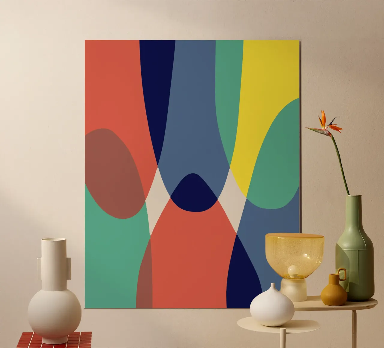 Archi poster con telaio in alluminio da Little Dean
