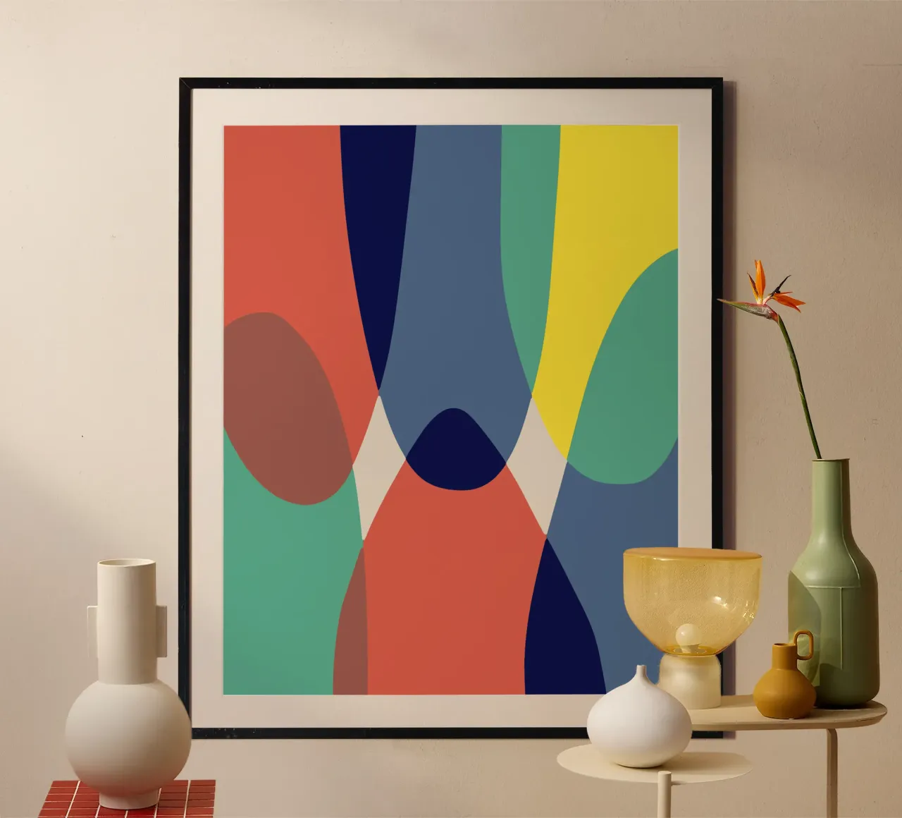 Archi poster con telaio in alluminio da Little Dean