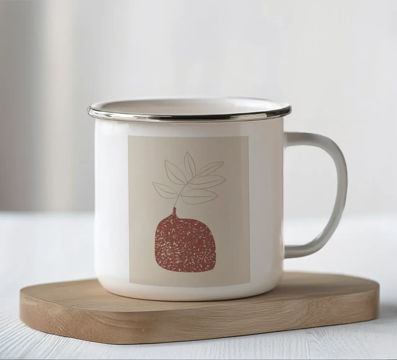Vaso spolverato tazza in smalto da Little Dean