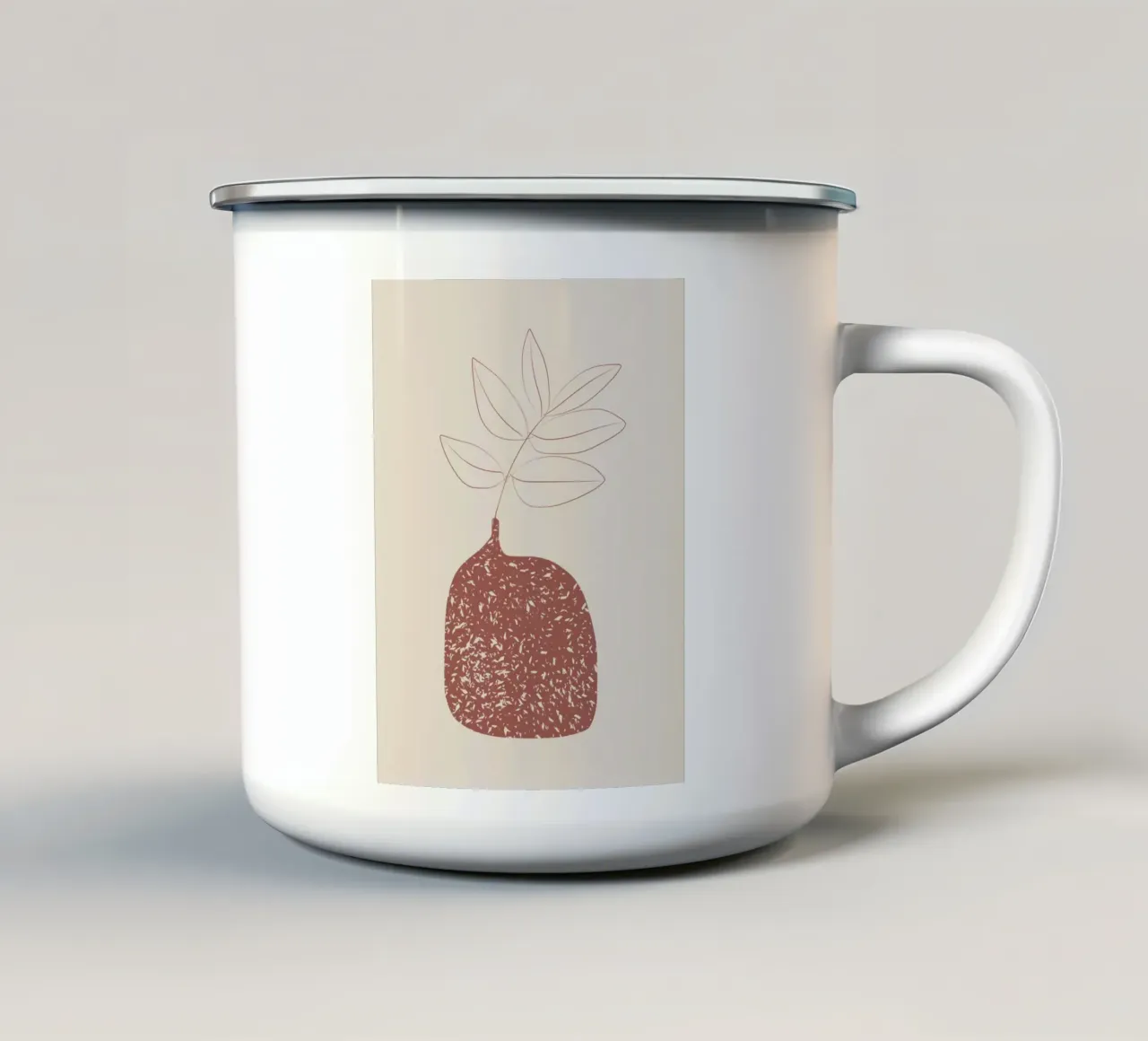 Vaso spolverato tazza in smalto da Little Dean