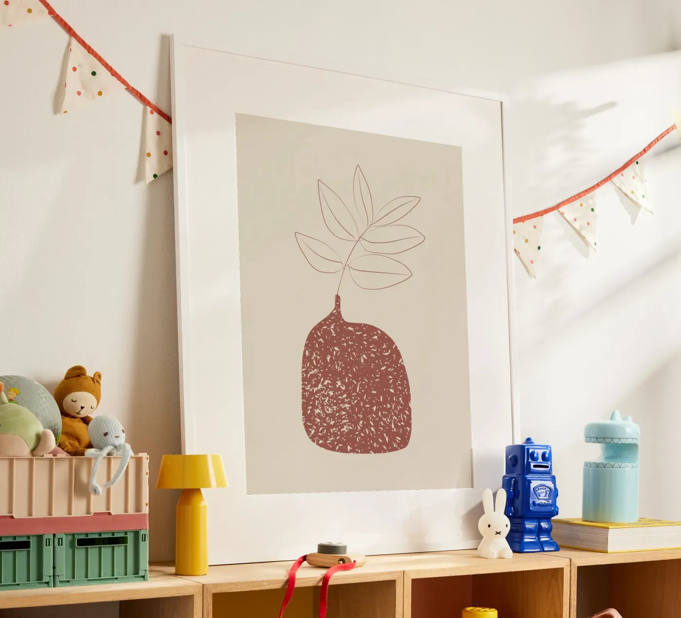 Dusted vase poster by Little Dean