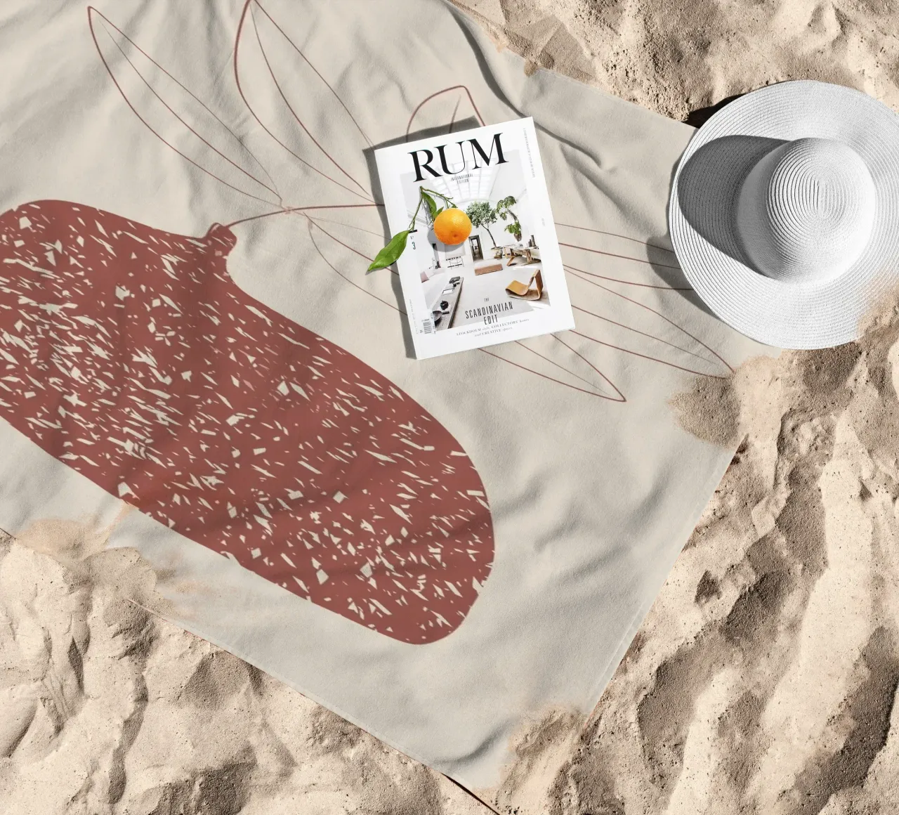 Vaso spolverato telo mare da Little Dean