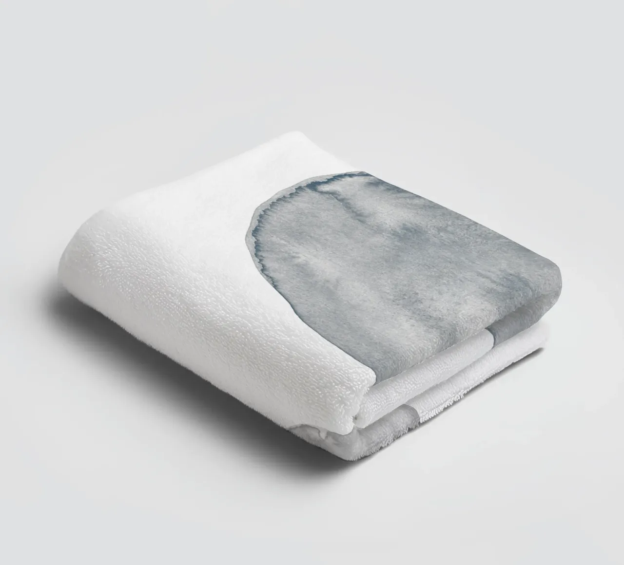 Aarde en maan - Rustig minimalisme - Aardetinten badhanddoek van pierosvisuals