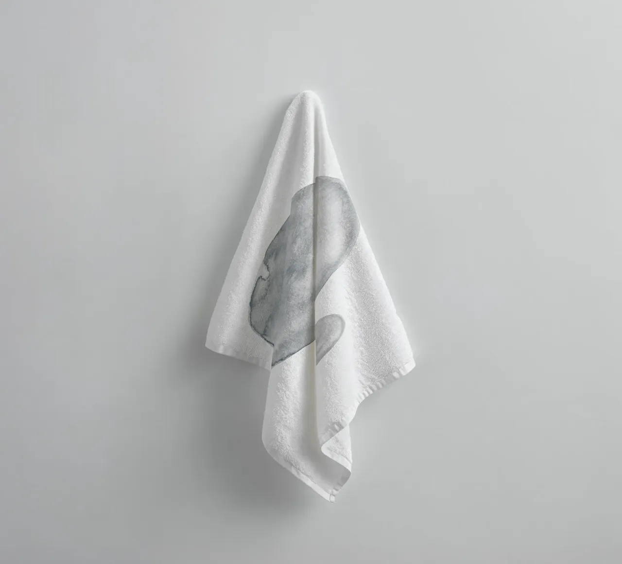Aarde en maan - Rustig minimalisme - Aardetinten badhanddoek van pierosvisuals