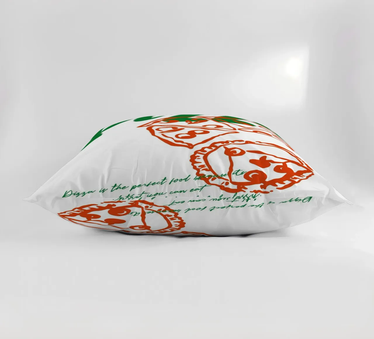 Boho Food 4 Pizza cuscino da Boho Print Collection