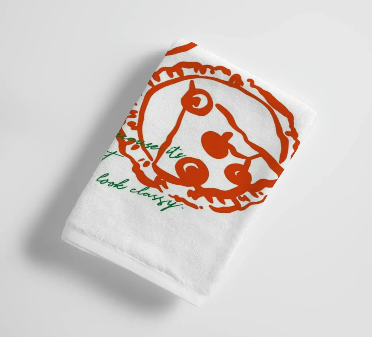 Boho Food 4 Pizza asciugamano da bagno da Boho Print Collection
