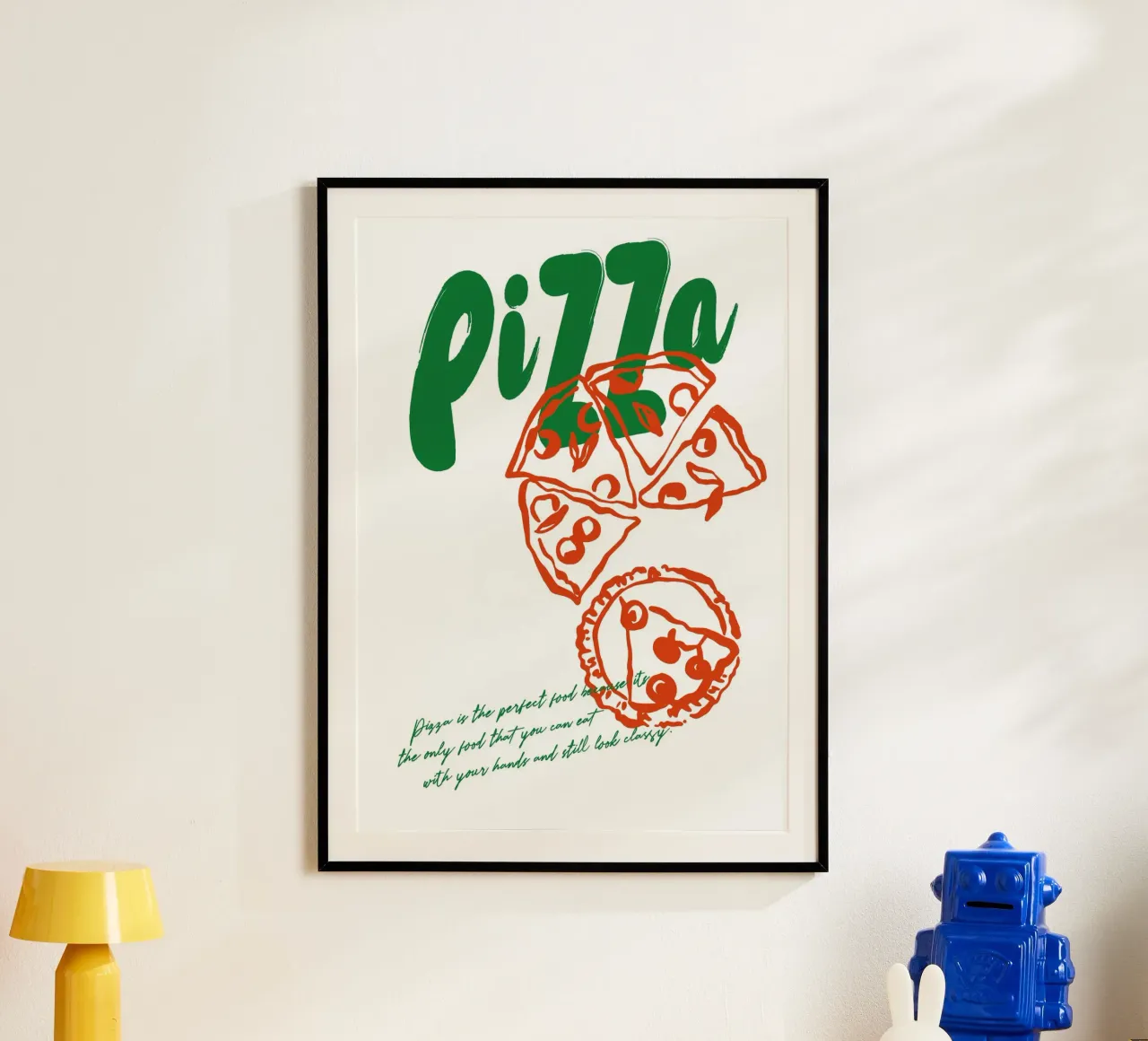 Boho Food 4 Pizza carta hahnemühle da Boho Print Collection