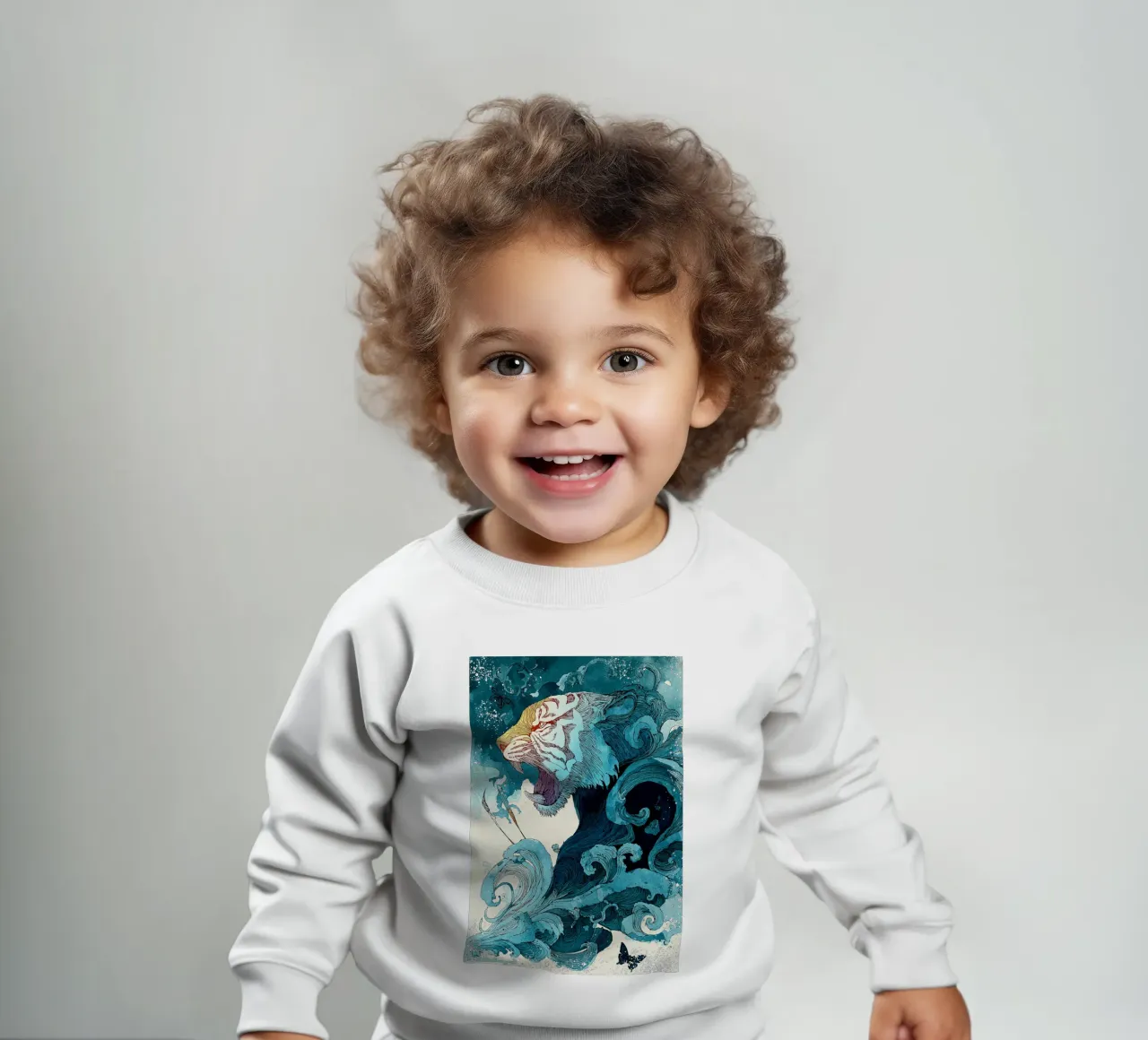 Roar of the Ocean felpa neonato da Qimstudio