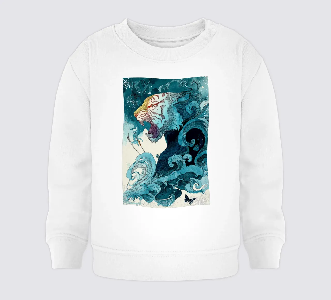 Roar of the Ocean felpa neonato da Qimstudio