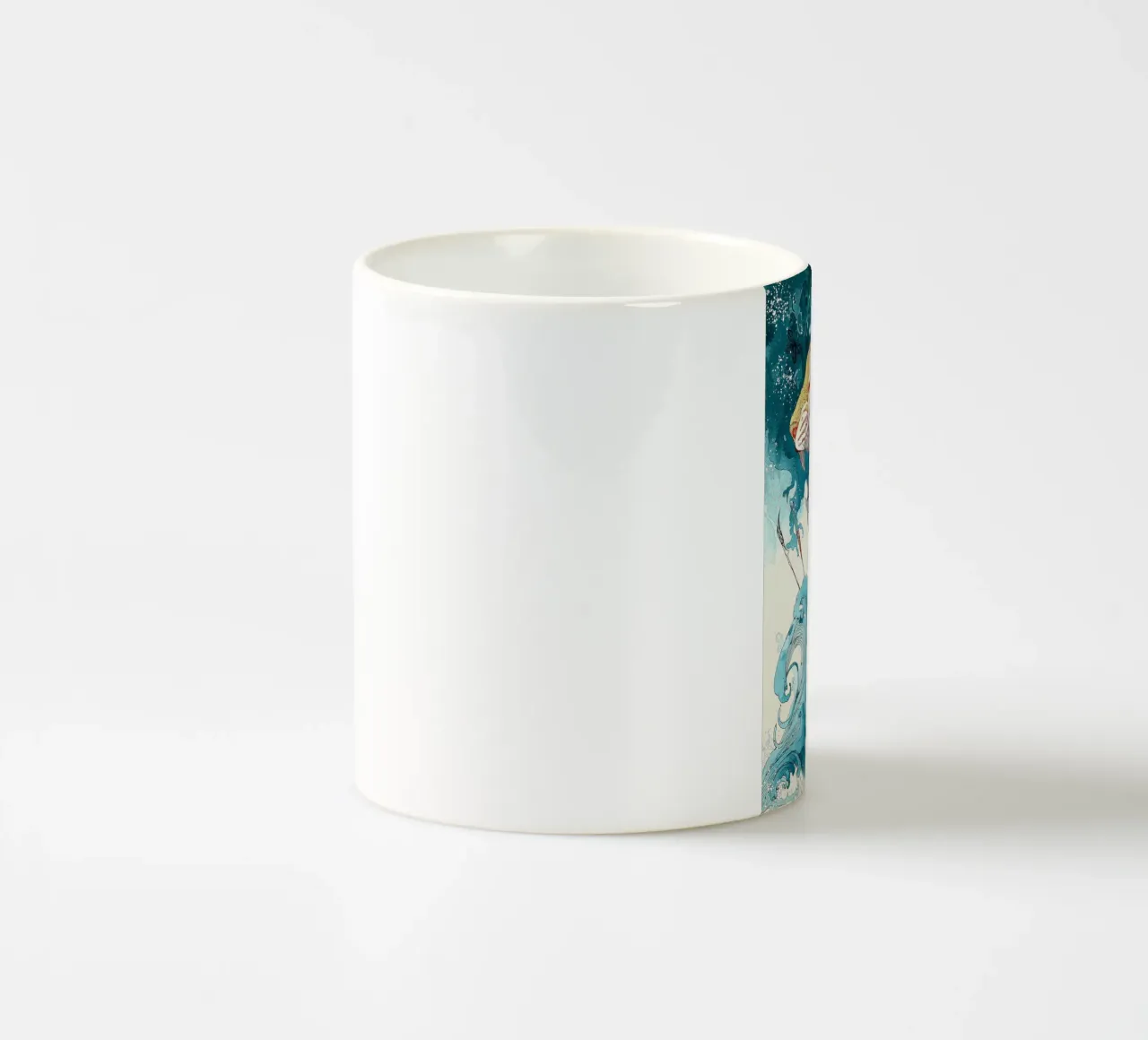 Roar of the Ocean tazza in ceramica da Qimstudio
