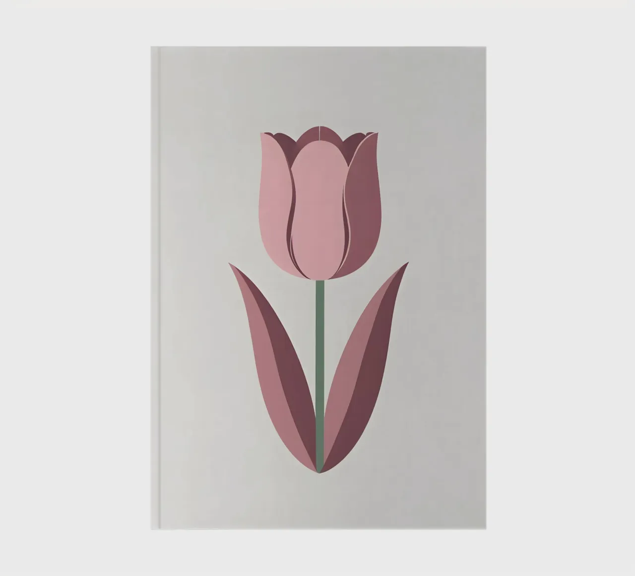 Tulip Shape notebook by Botanical Gallery