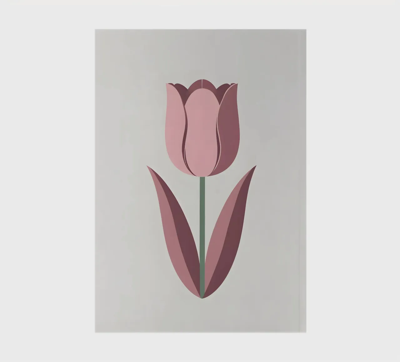 Tulip Shape notebook by Botanical Gallery