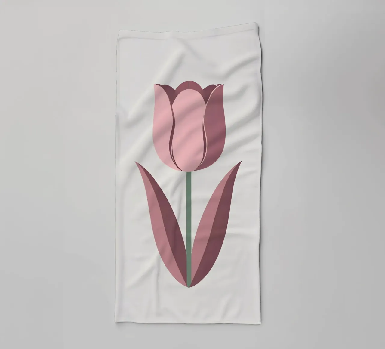 Tulip Shape towel by Botanical Gallery