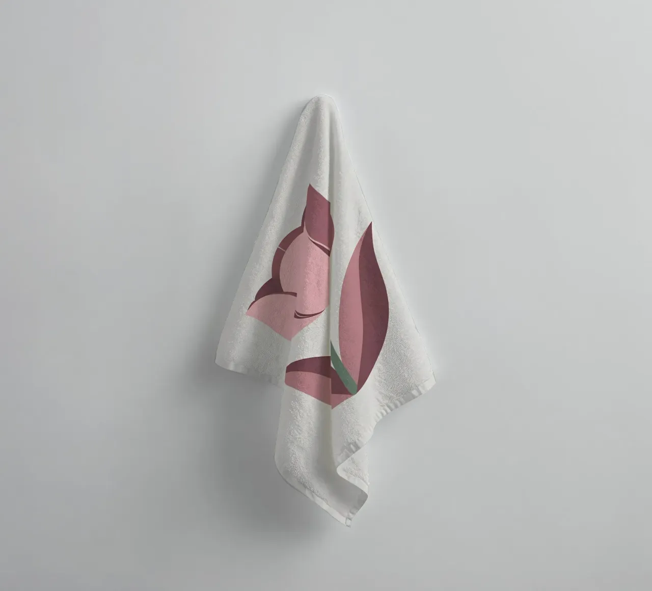 Tulip Shape towel by Botanical Gallery