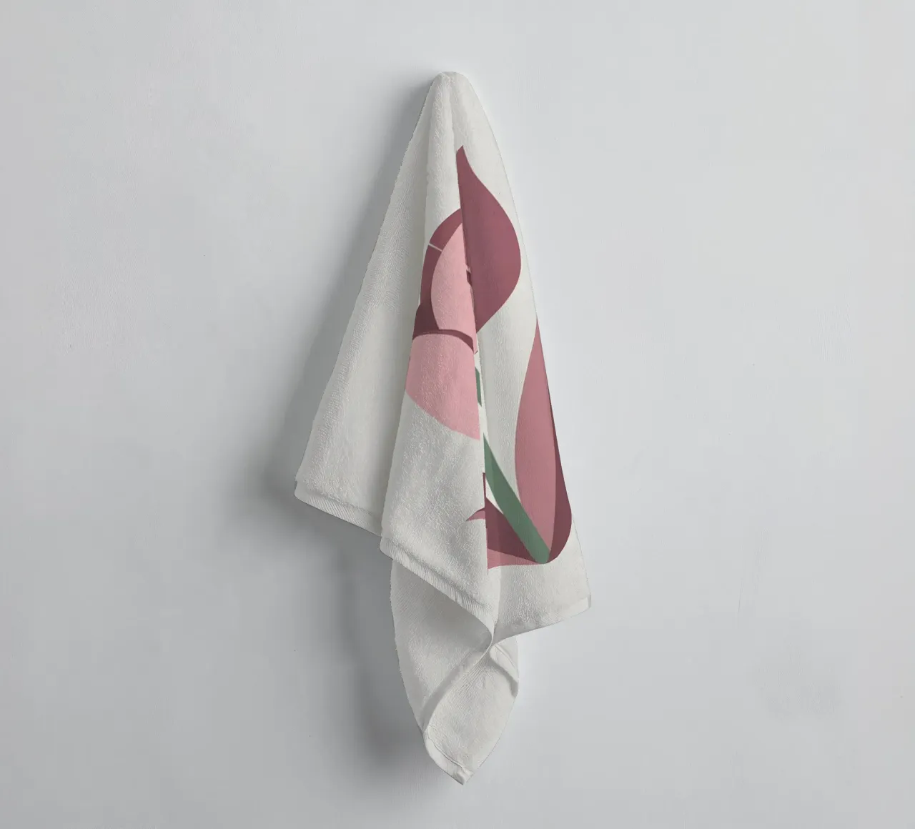 Tulip Shape towel by Botanical Gallery