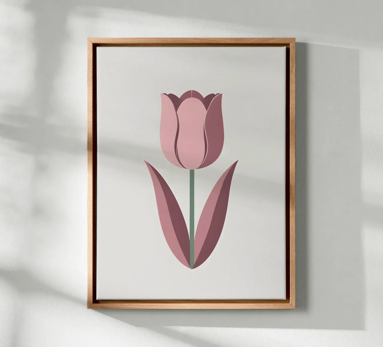 Forma a tulipano tela con Cornice a cassetta da The Green Room