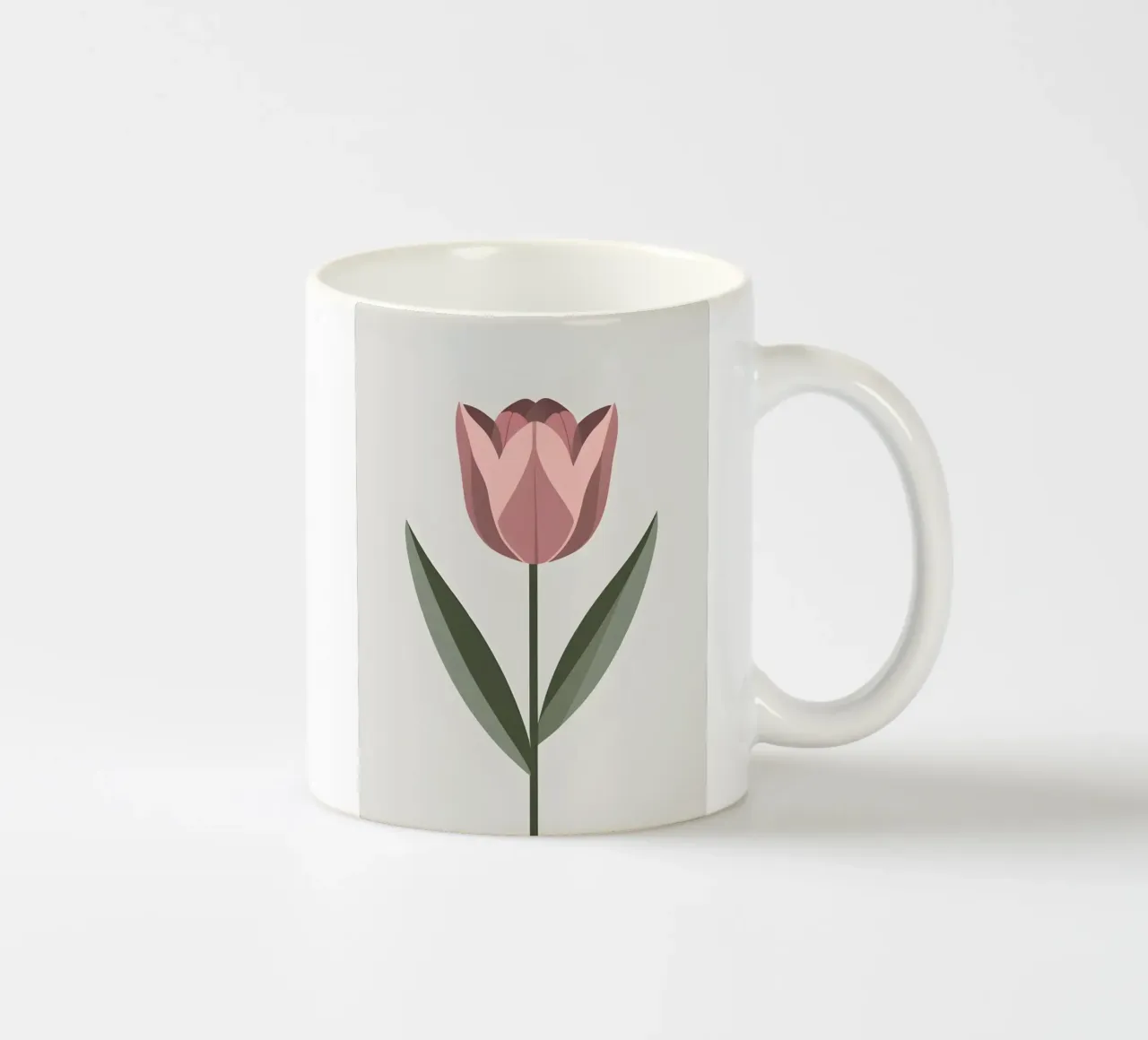 Forma a tulipano tazza in ceramica da Botanical Gallery