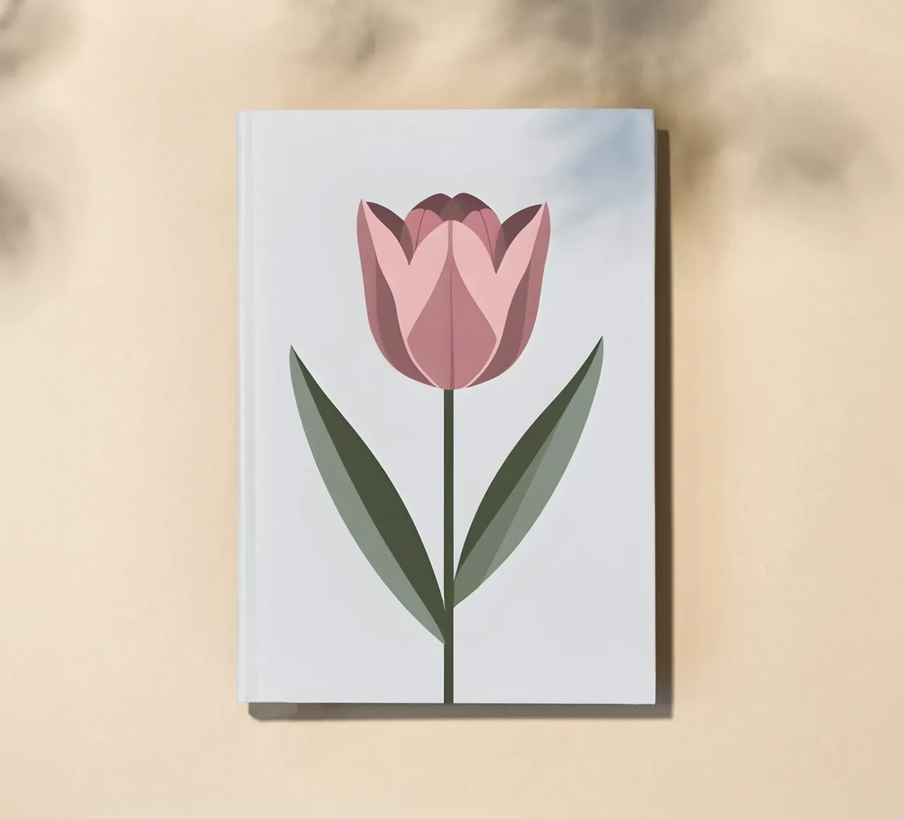 Forme de tulipe carnet de notes de Botanical Gallery