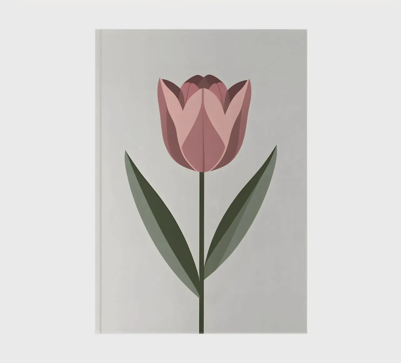 Tulip Shape notebook by Botanical Gallery