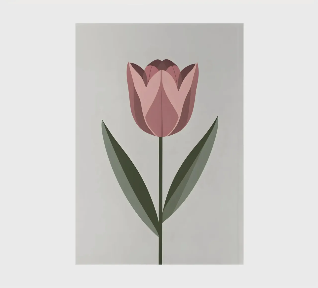 Tulip Shape notebook by Botanical Gallery