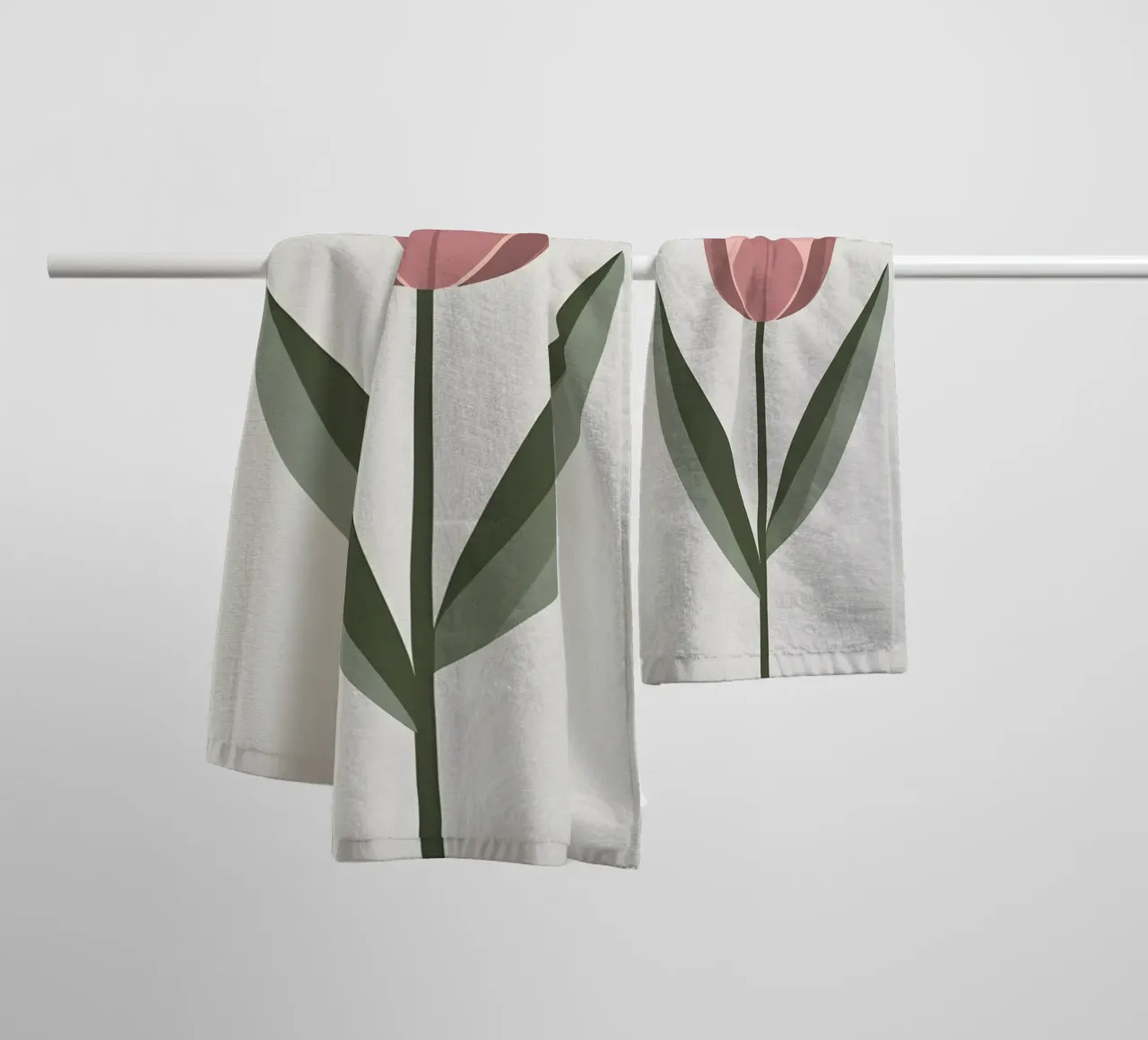 Tulip Shape towel by Botanical Gallery