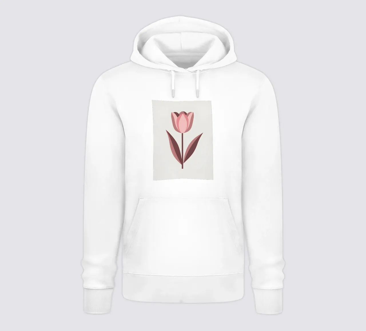 Forma a tulipano felpa con cappuccio da Botanical Gallery