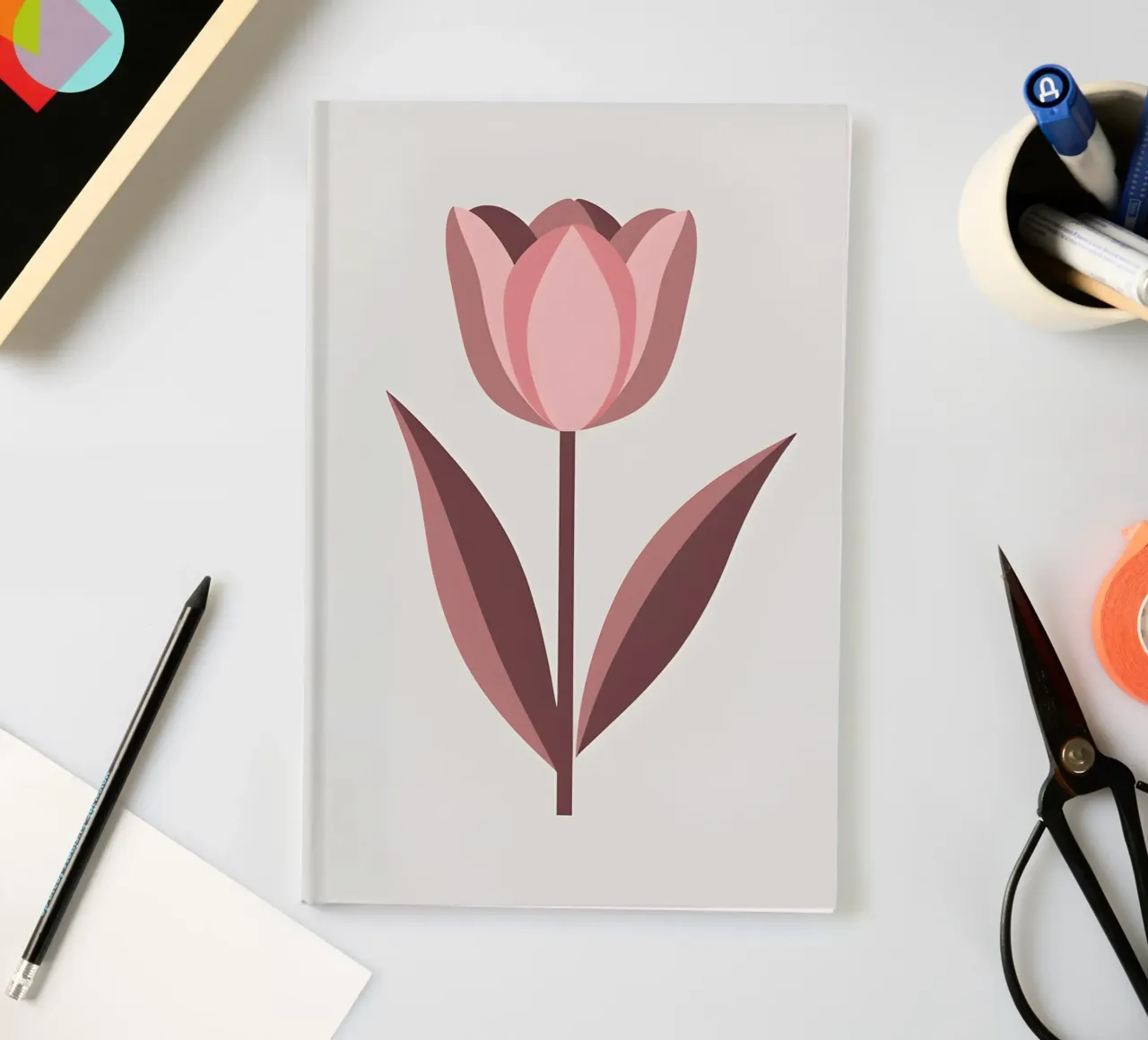 Tulip Shape notebook by Botanical Gallery