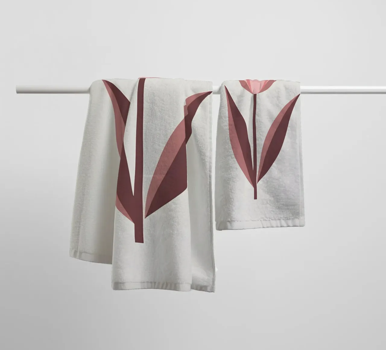 Tulip Shape towel by Botanical Gallery