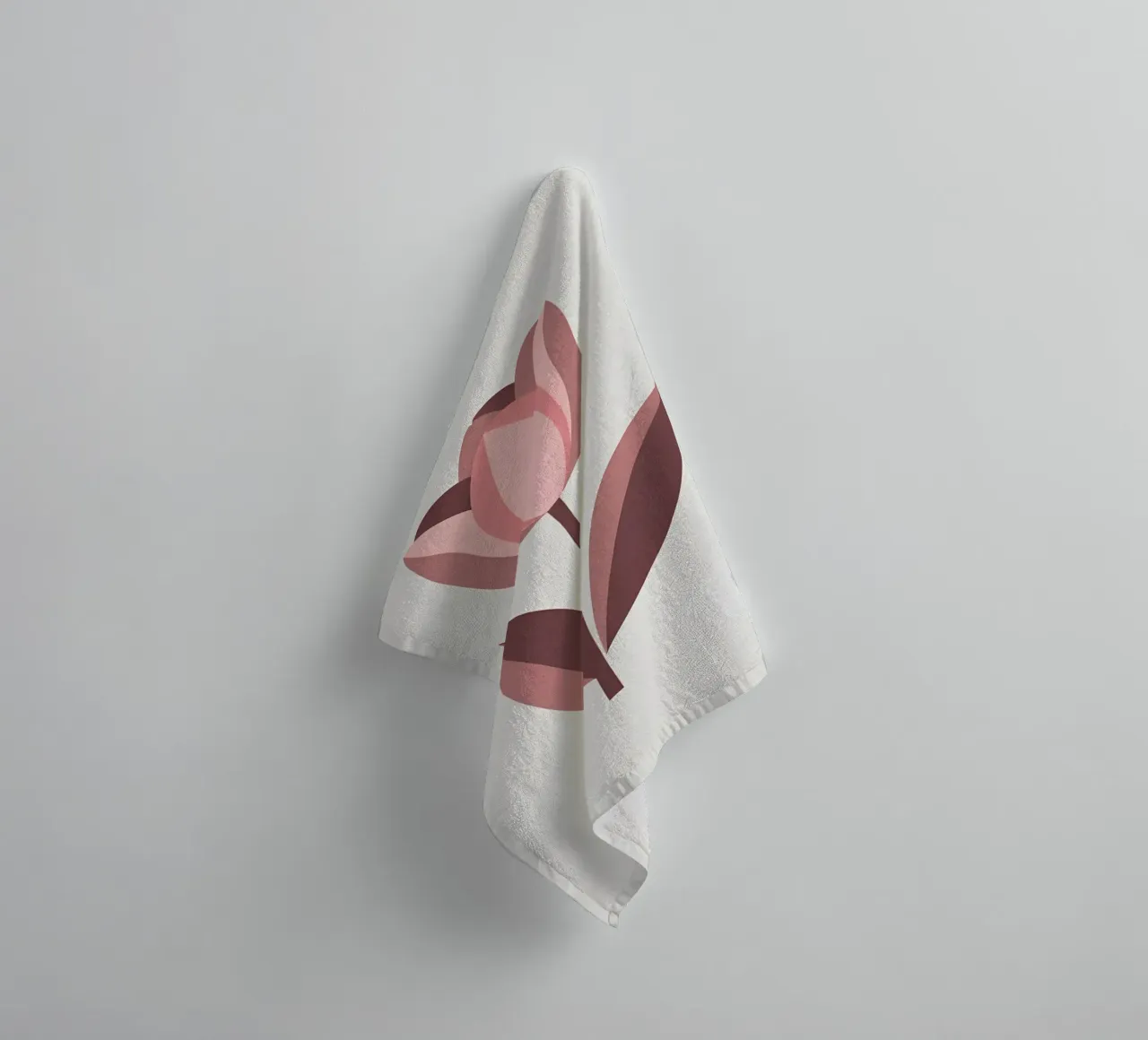 Tulip Shape towel by Botanical Gallery