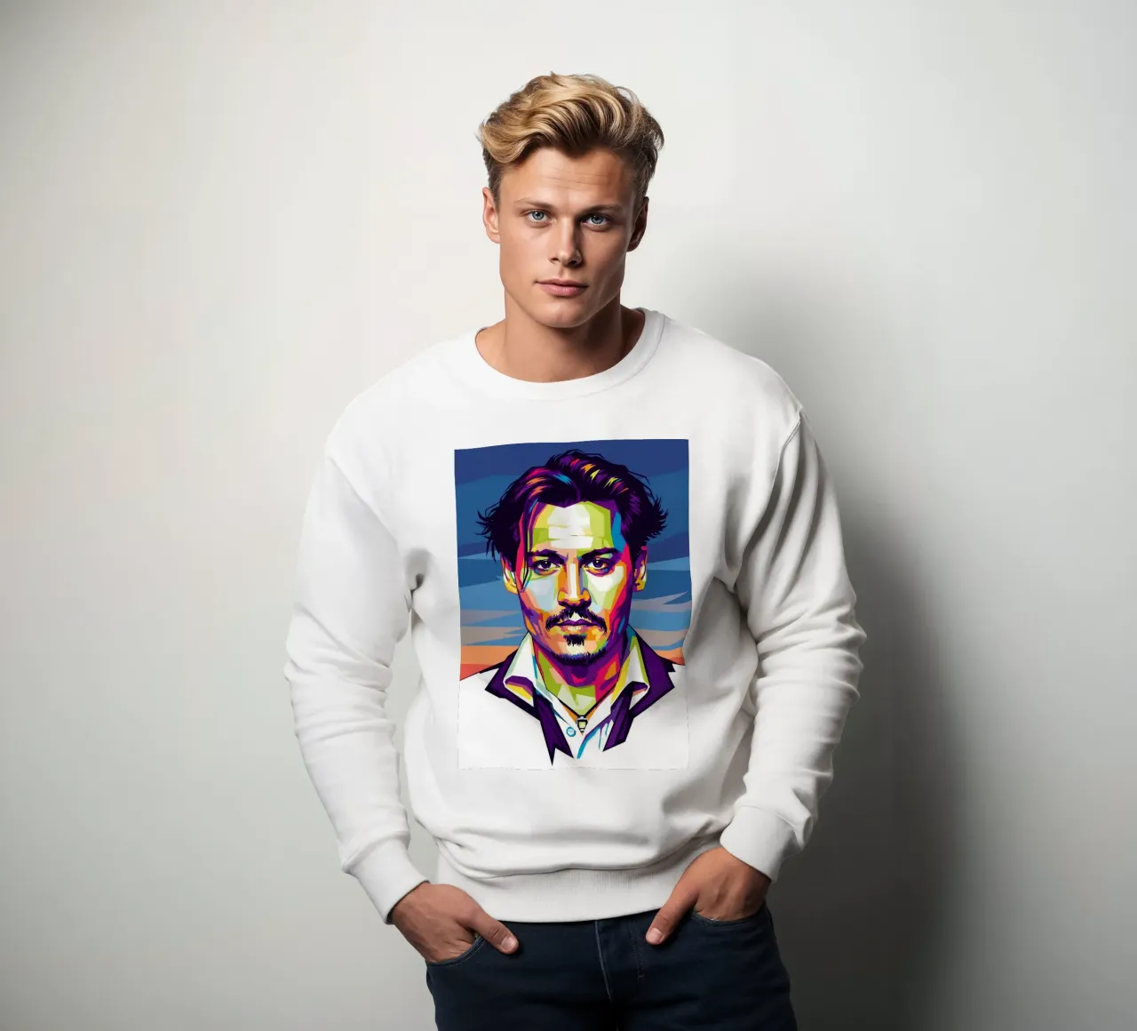 Johnny Depp - attore di Hollywood felpa da Hantamrata