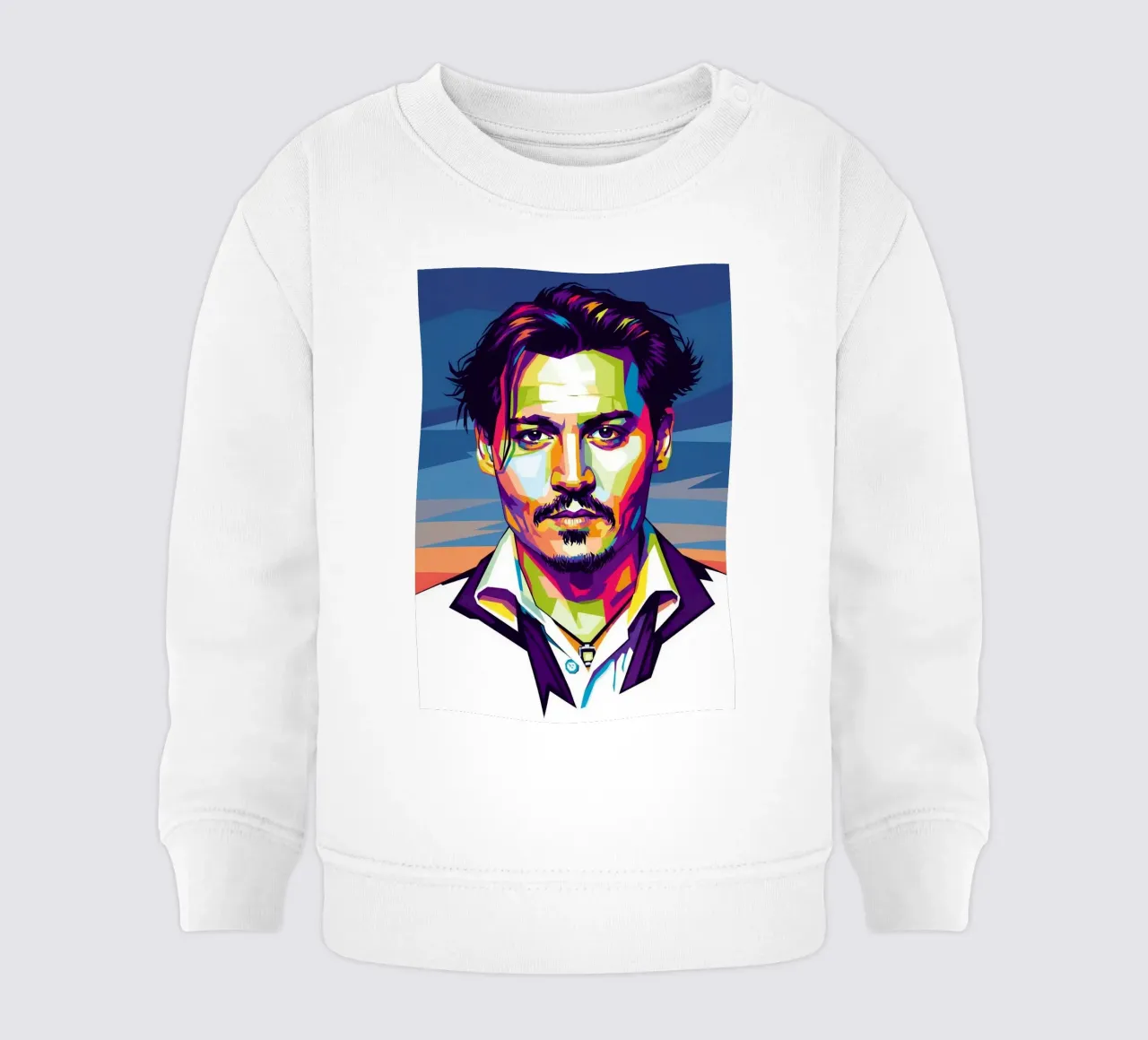Johnny Depp - attore di Hollywood felpa neonato da Hantamrata