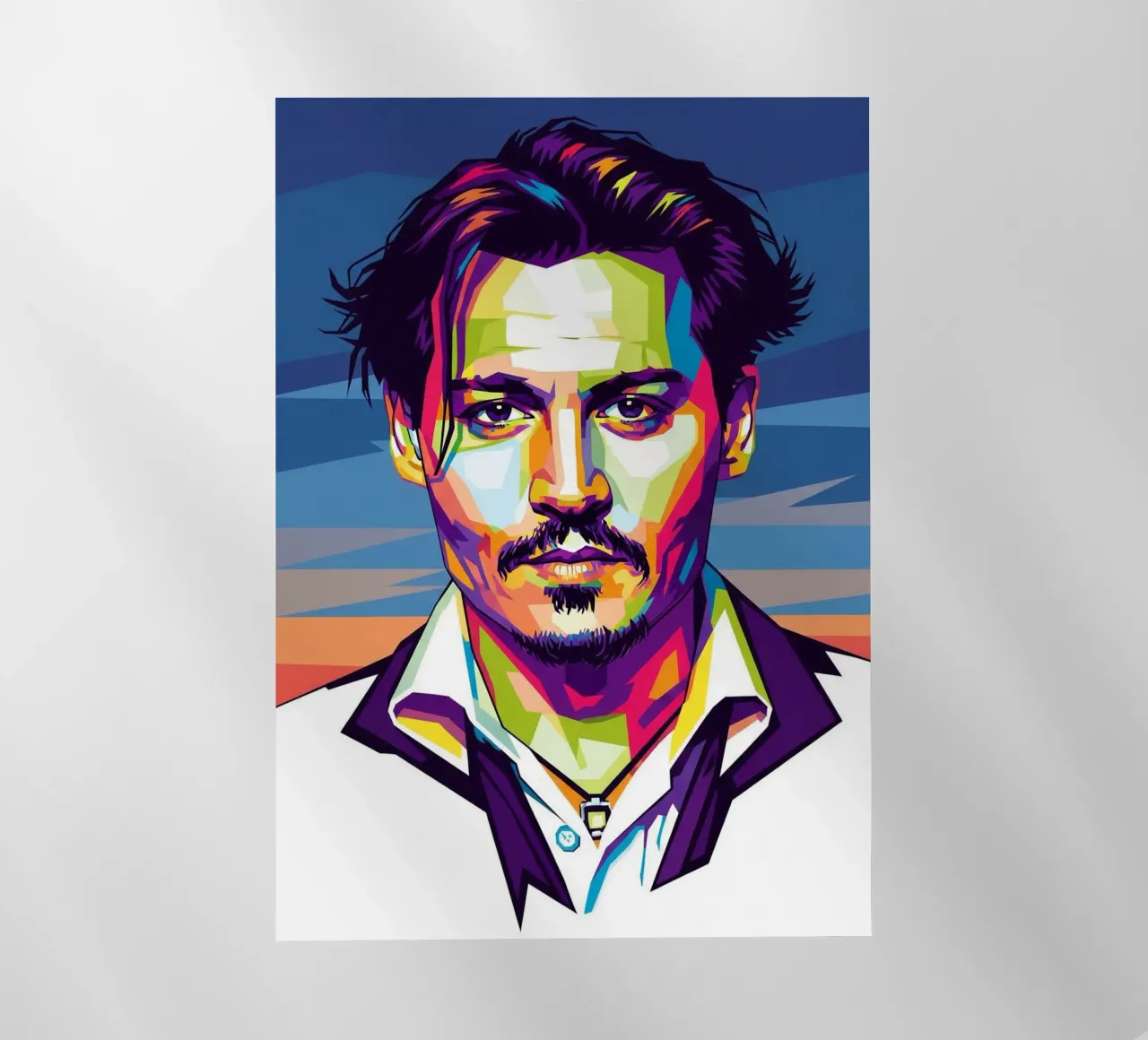 Johnny Depp - attore di Hollywood pellicola backlit da Hantamrata