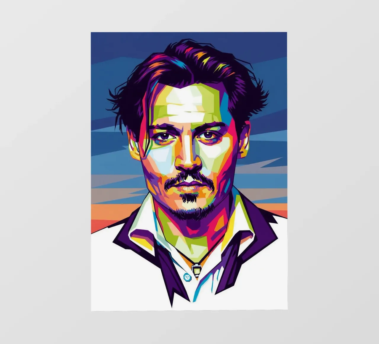 Johnny Depp - attore di Hollywood pellicola backlit da Hantamrata