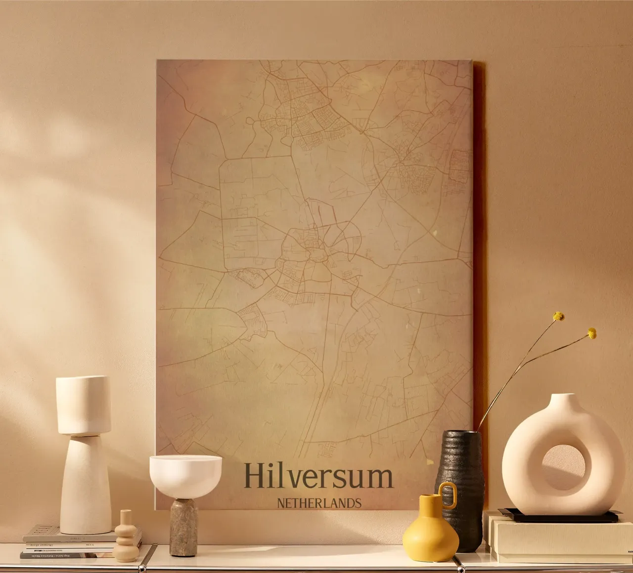 Hilversum NETHERLANDS canvas met Baklijst van WorldPrint