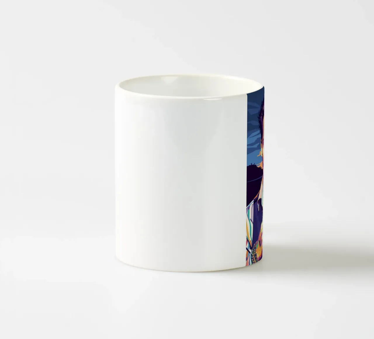 Johnny Depp con lo stile iconico tazza in ceramica da Hantamrata