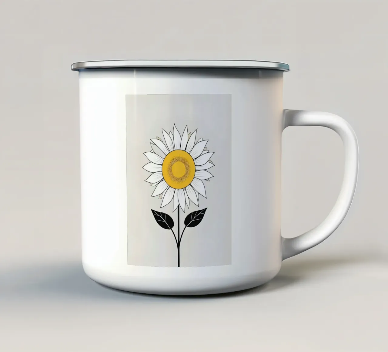 Circolo dei Girasoli tazza in smalto da Botanical Gallery