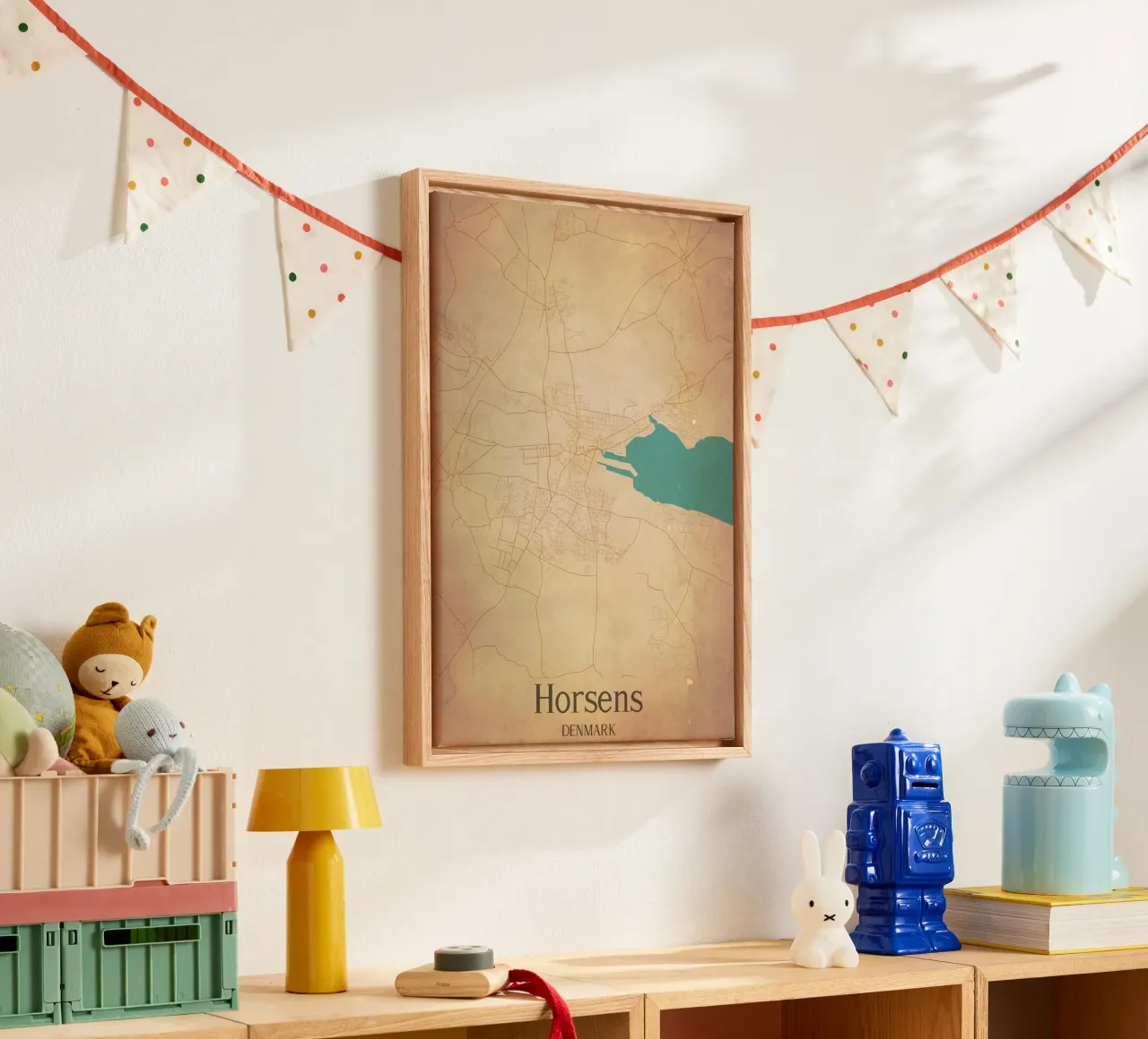 Horsens DENMARK tela con Cornice a cassetta da WorldPrint