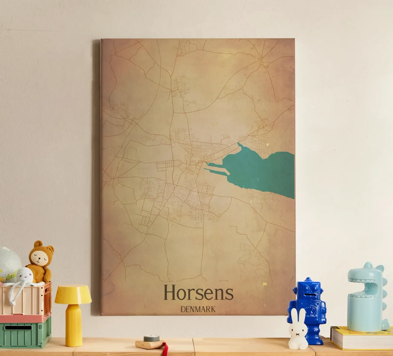 Horsens DENMARK tela con Cornice a cassetta da WorldPrint