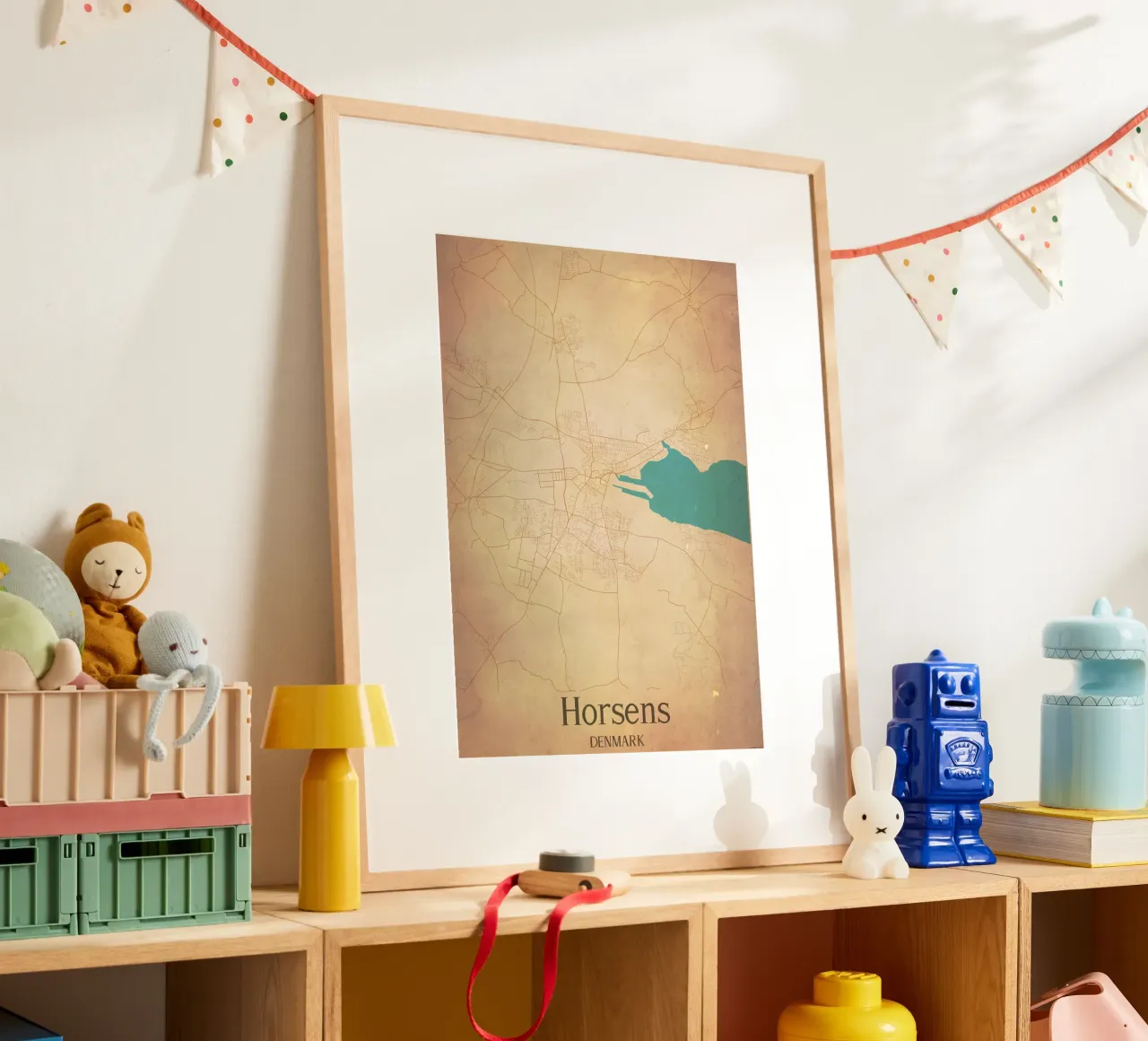 Horsens DENMARK poster da WorldPrint