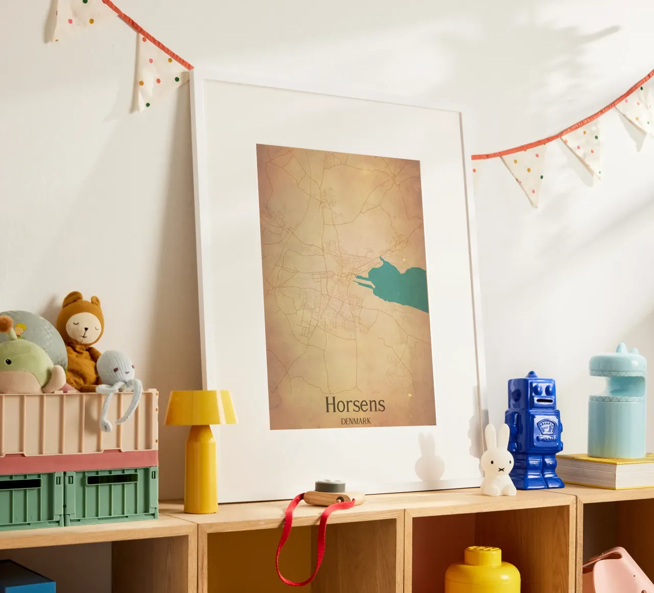 Horsens DENMARK poster da WorldPrint