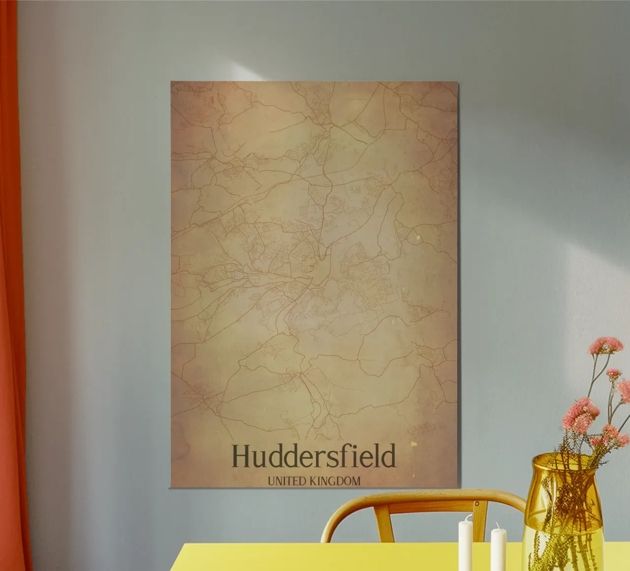 Huddersfield UNITED KINGDOM poster da WorldPrint