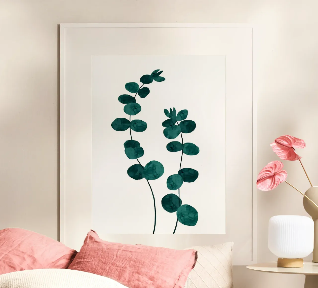 Impianto poster con telaio in alluminio da Lisa Becker