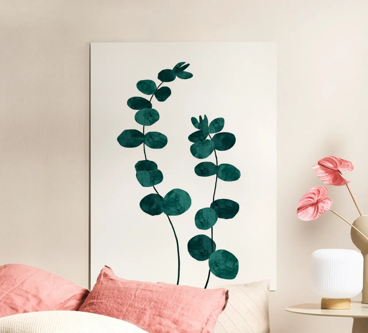 Impianto poster con telaio in alluminio da Lisa Becker