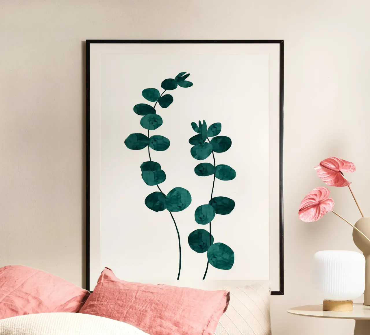 Impianto poster con telaio in alluminio da Lisa Becker